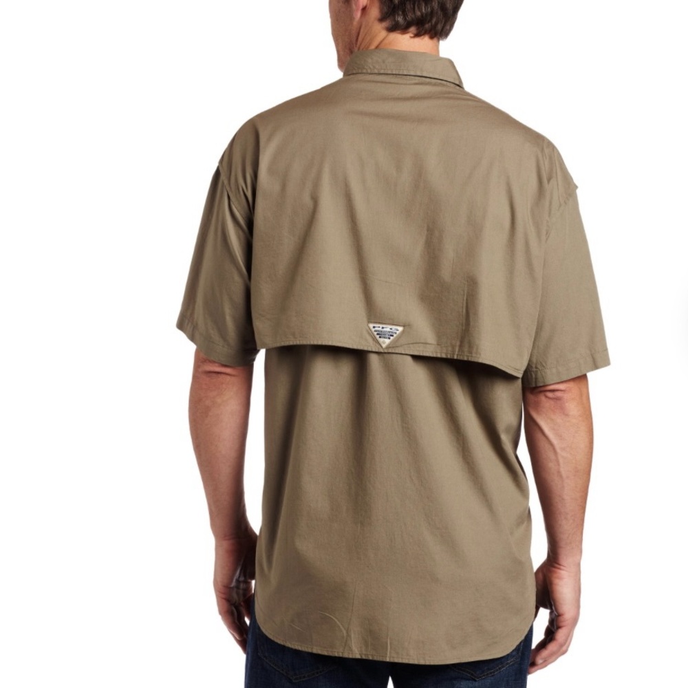 Columbia PFG Fishing Men's Short Sleeve Button Down Shirt - Picture 3 of 10